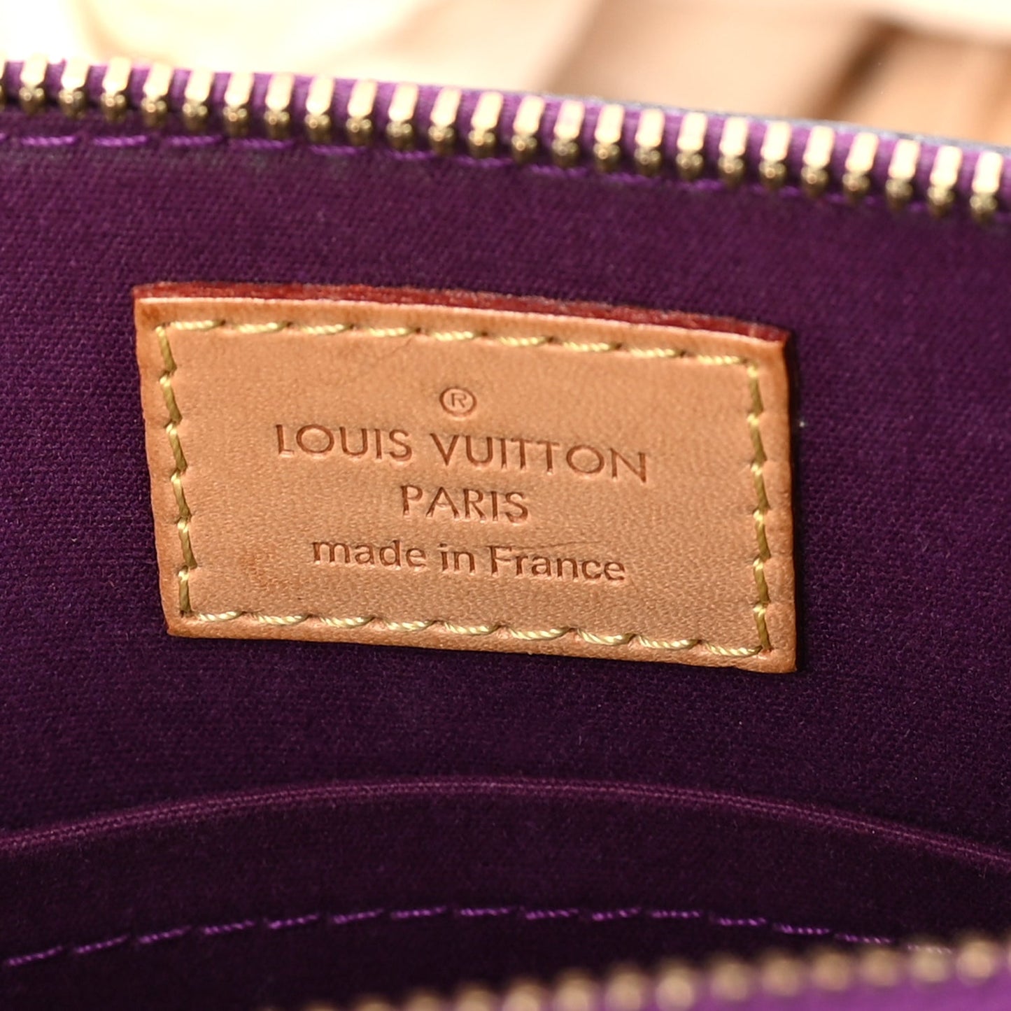 Louis Vuitton Vernis Alma BB Amethyste