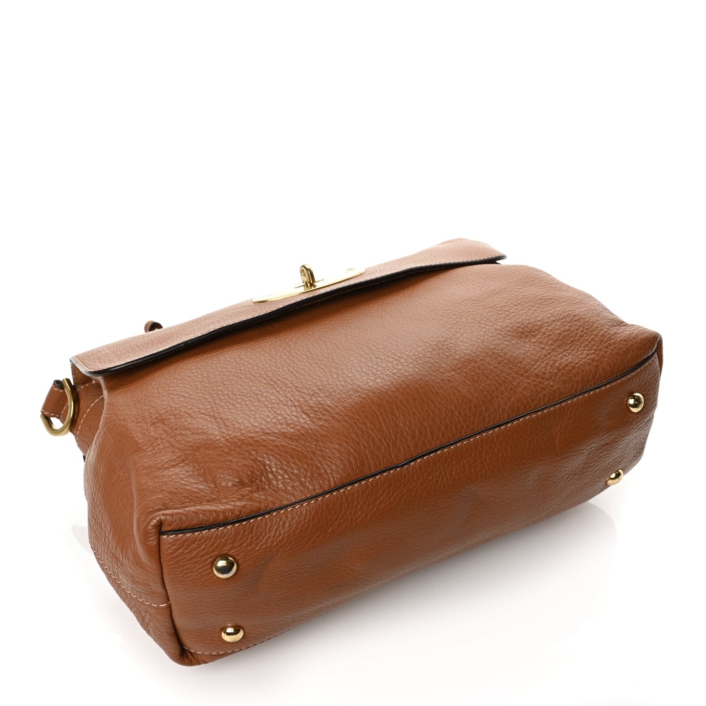 Mulberry Grained Calfskin Oversized Edie Oak Oak
