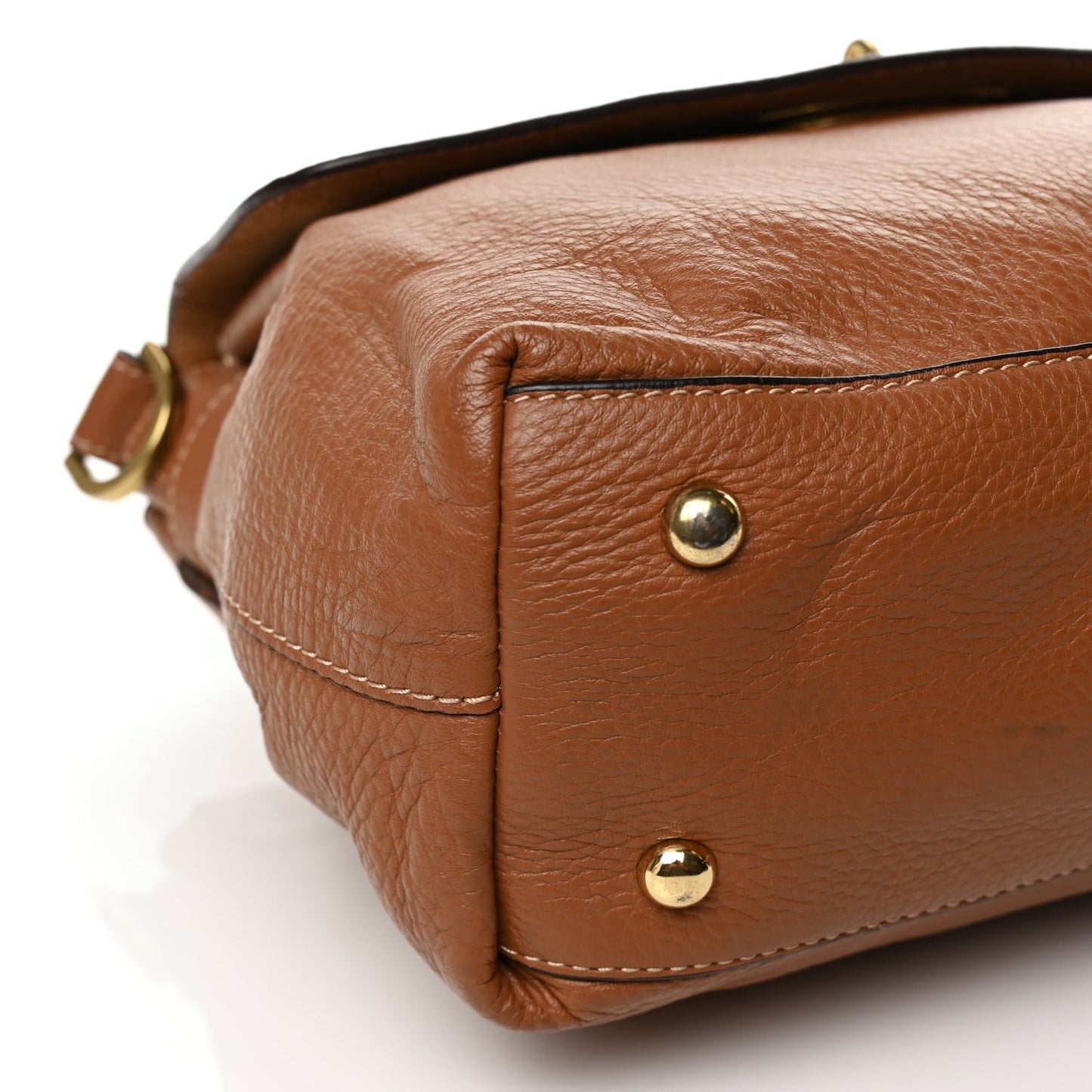 Mulberry Grained Calfskin Oversized Edie Oak Oak