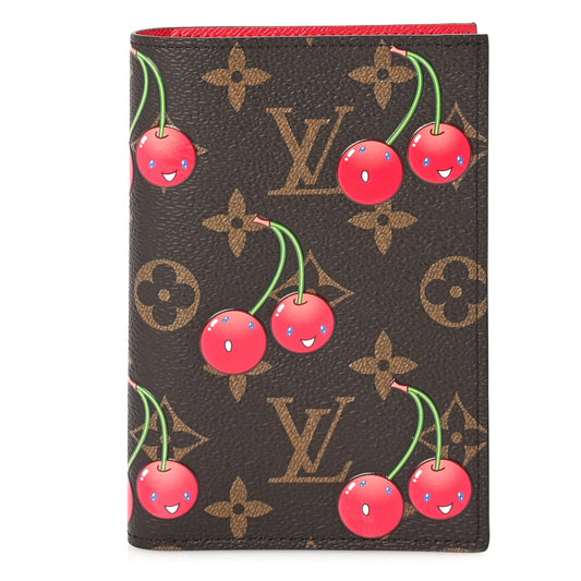 Louis Vuitton LV X TM Monogram Cerises Passport Cover