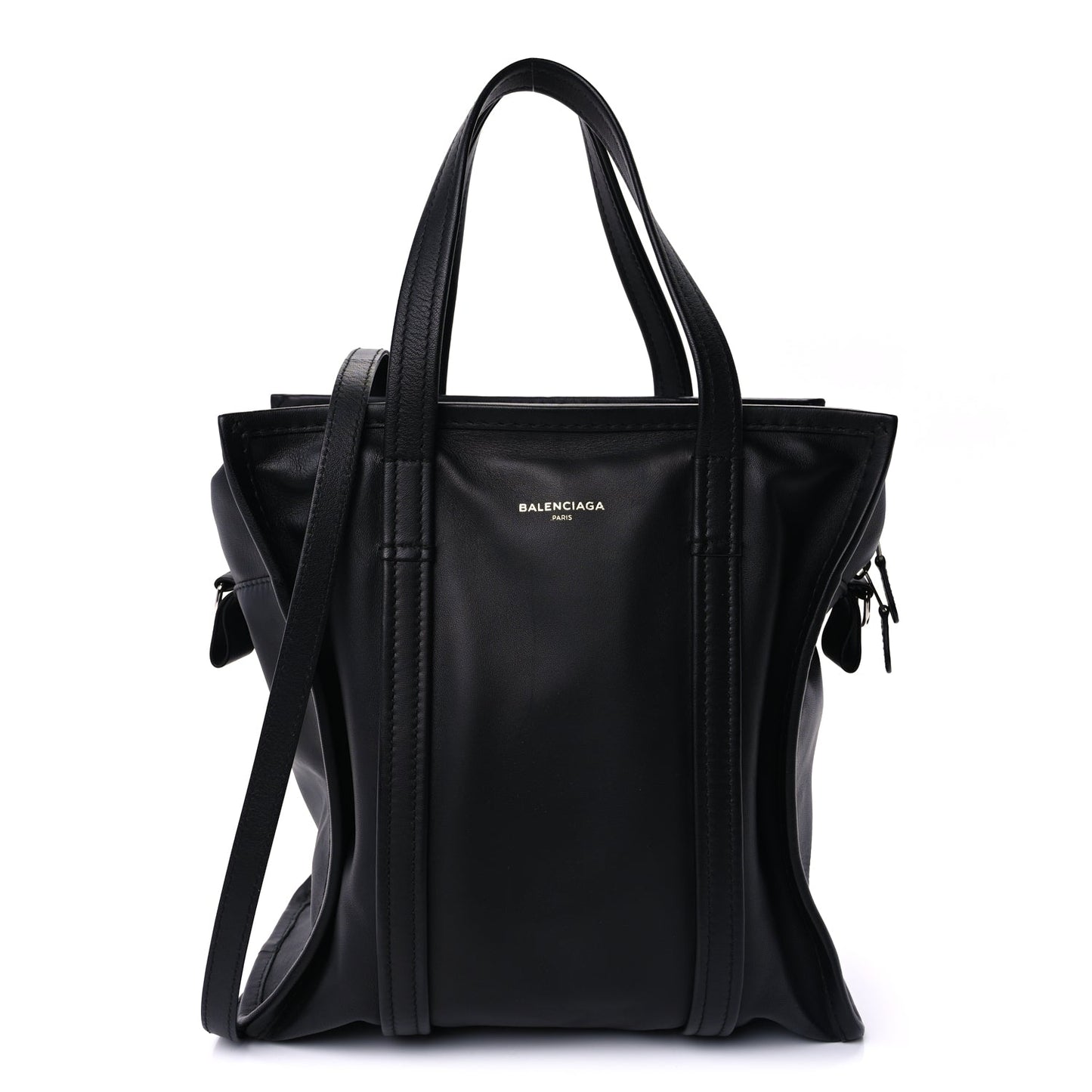 Balenciaga Agneau Small Bazar Shopper Tote  Black