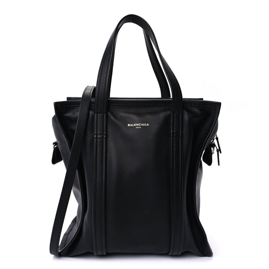 Balenciaga Agneau Small Bazar Shopper Tote  Black
