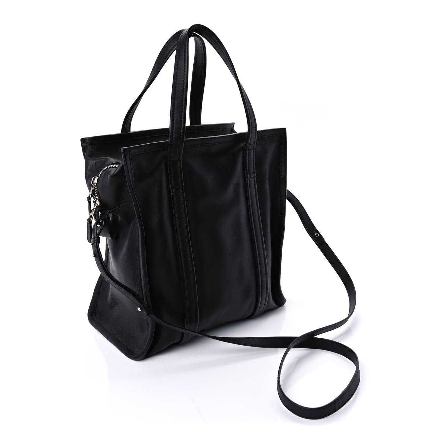 Balenciaga Agneau Small Bazar Shopper Tote  Black