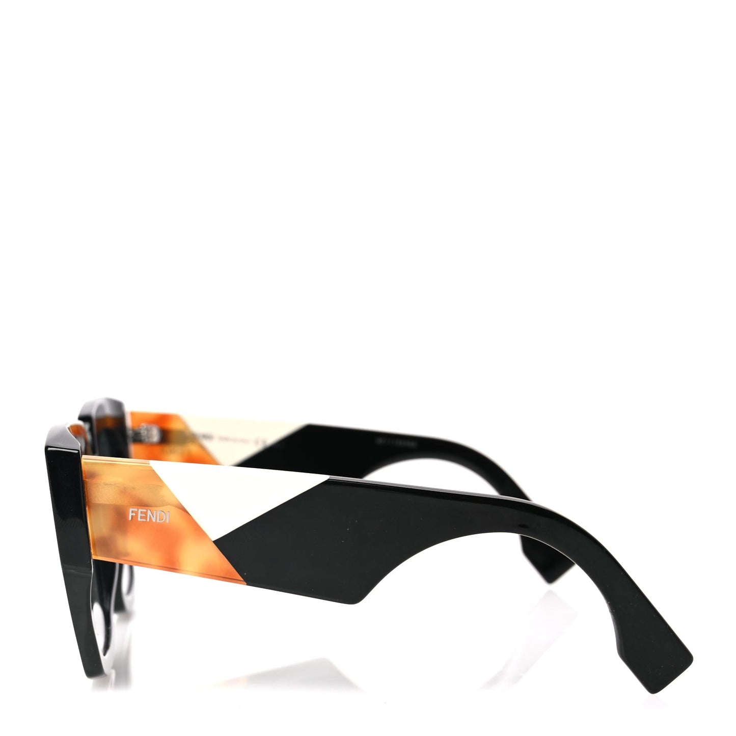 Fendi Facets Square Sunglasses FF 0263/S Black