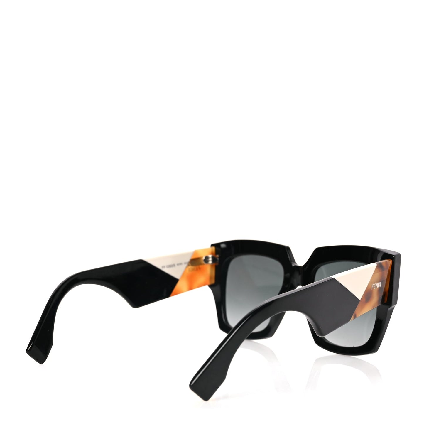 Fendi Facets Square Sunglasses FF 0263/S Black