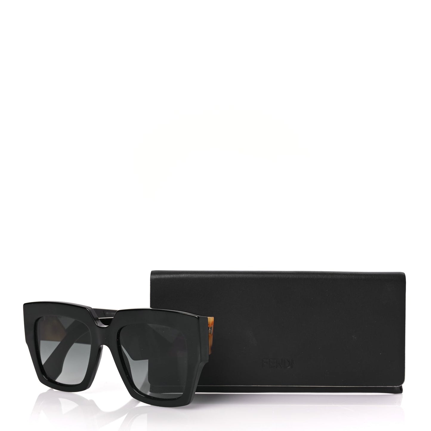 Fendi Facets Square Sunglasses FF 0263/S Black