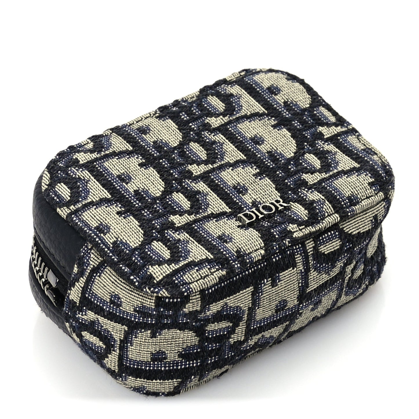 Christian Dior Oblique D-Touch Nano Horizontal Pouch Blue