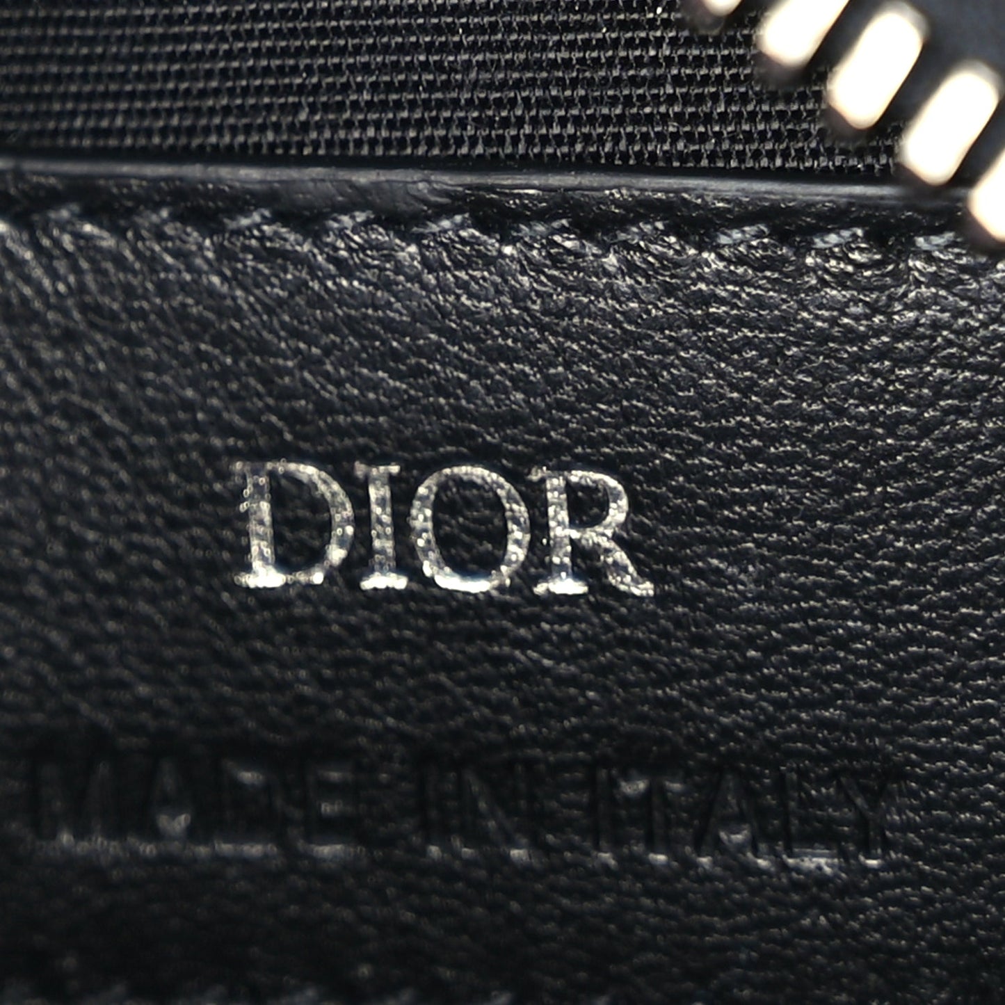 Christian Dior Oblique D-Touch Nano Horizontal Pouch Blue