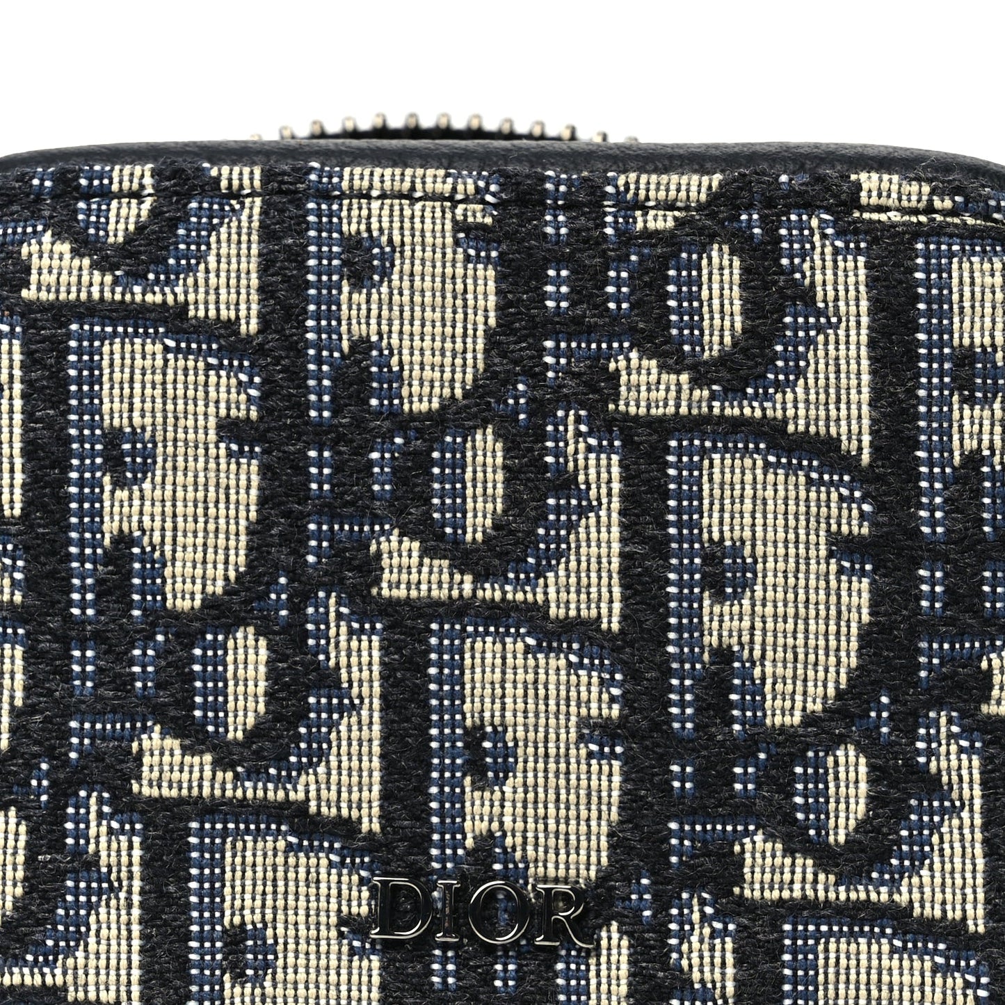 Christian Dior Oblique D-Touch Nano Horizontal Pouch Blue