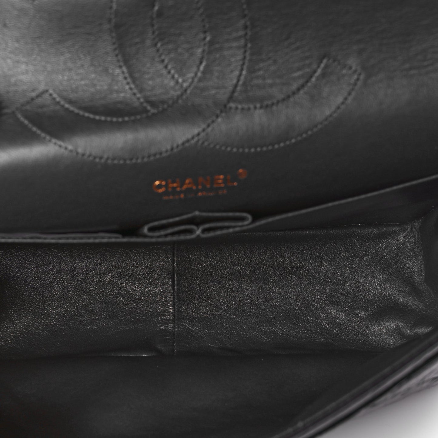 Chanel Aged Calfskin Quilted 2.55 Reissue 227 Flap Black