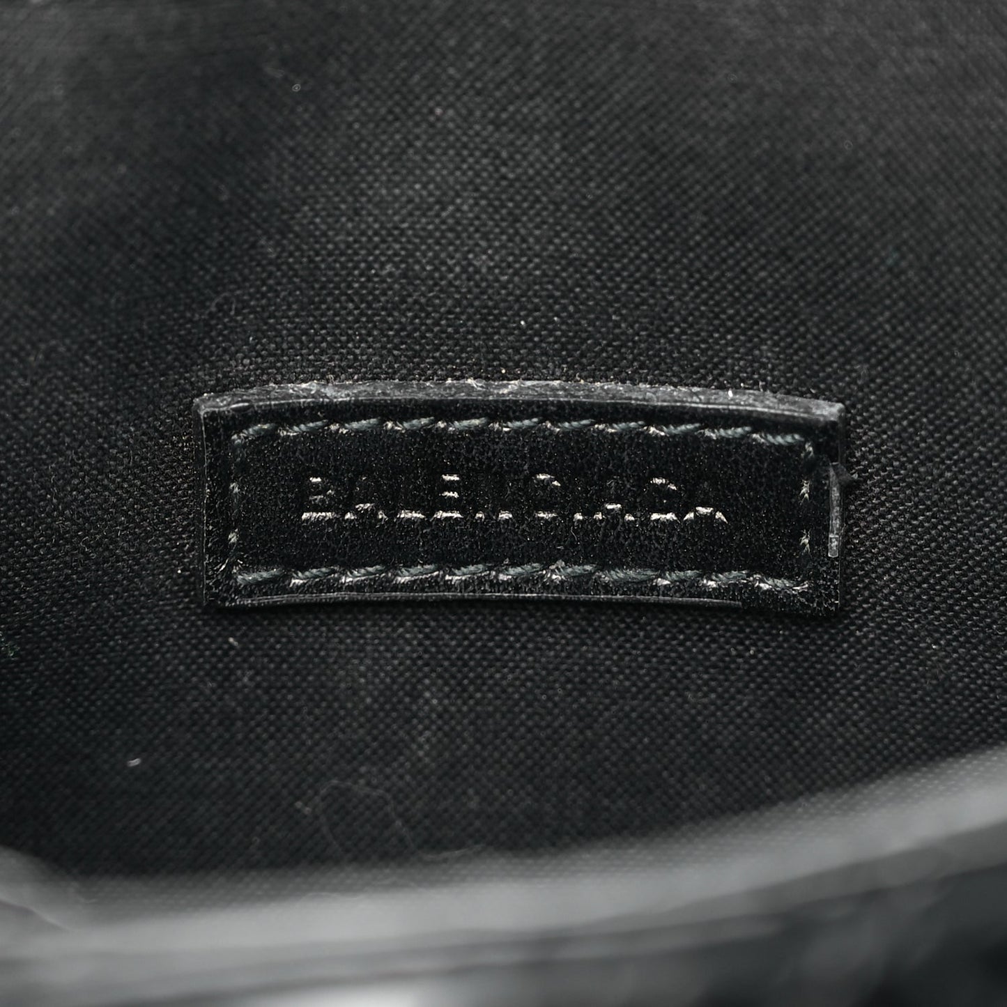 Balenciaga Patent Quilted XS Ville Camera Bag Black