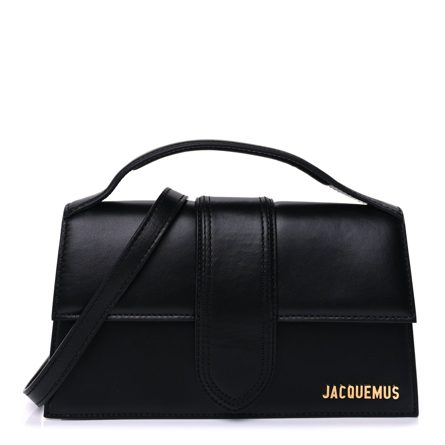 Jacquemus Smooth Calfskin Le Grand Bambino  Black