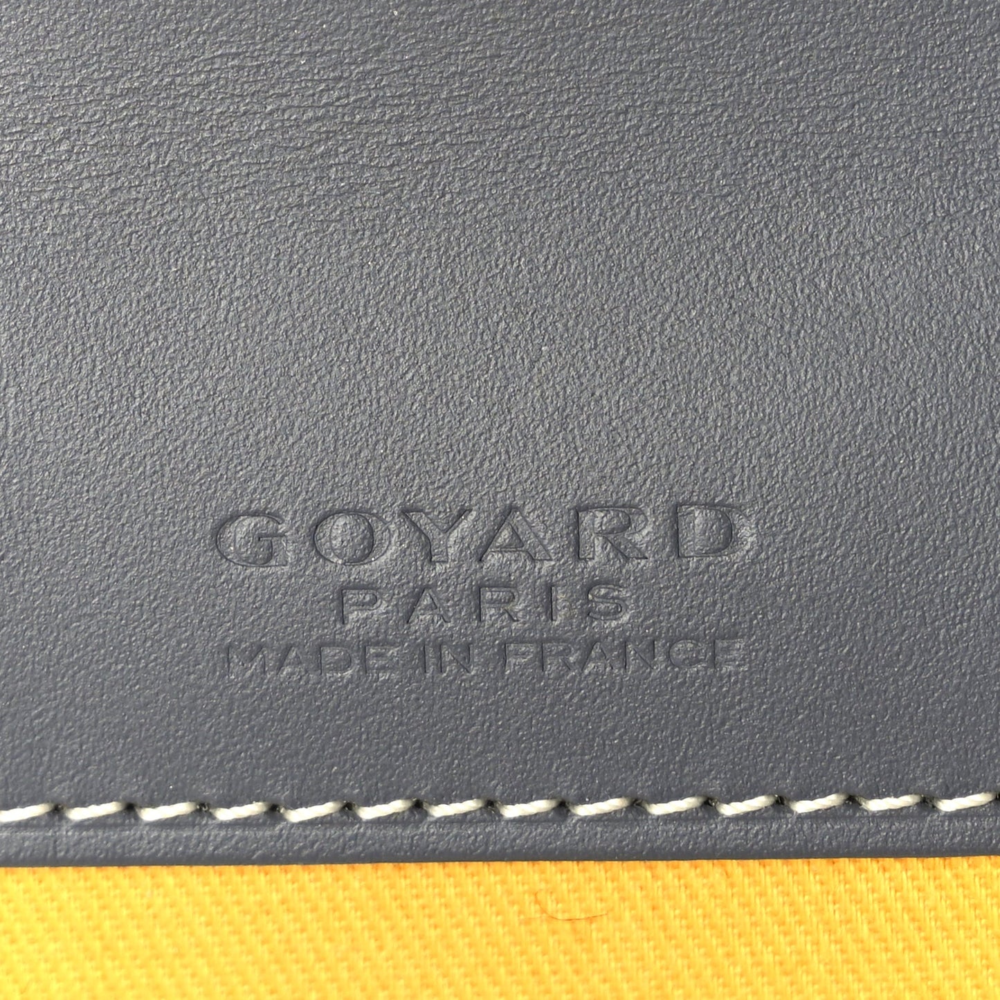 Goyard Goyardine Monte Carlo Bois Clutch With Strap Gray