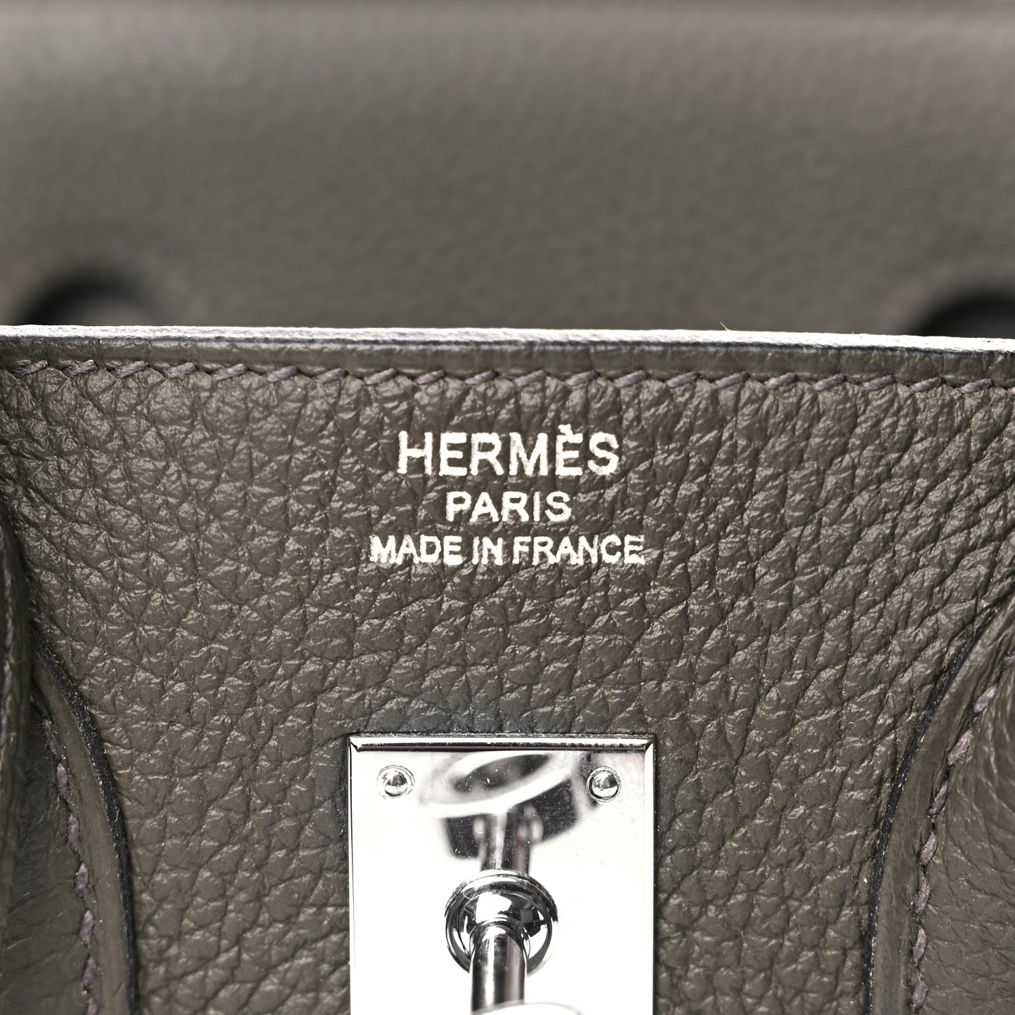 Hermes Togo Birkin 25 Vert De Gris