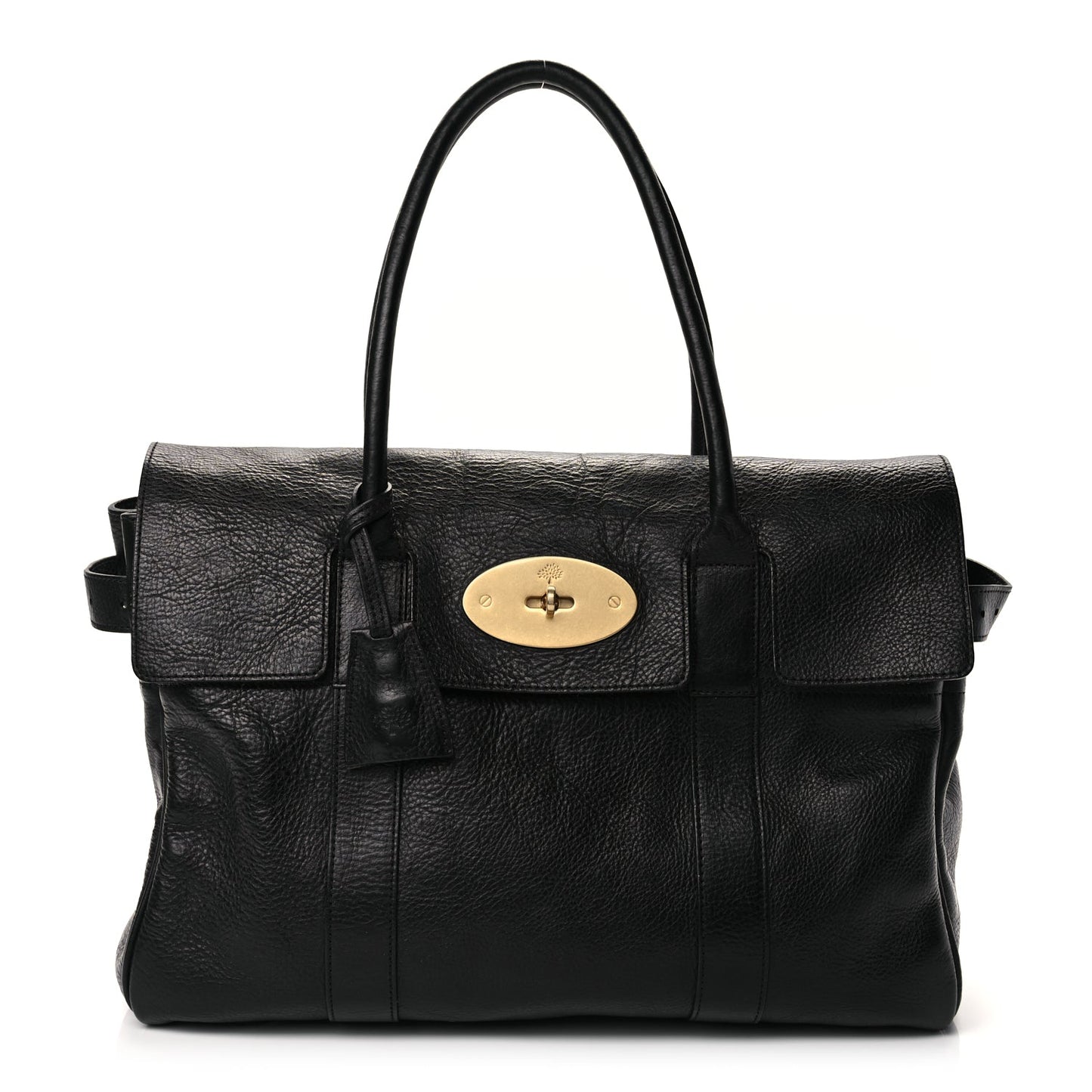 Mulberry Natural Vegetable Tanned Bayswater Black