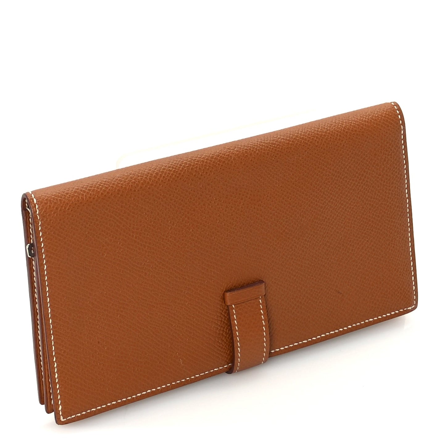 Hermes Epsom Bearn Gusset Wallet  Gold