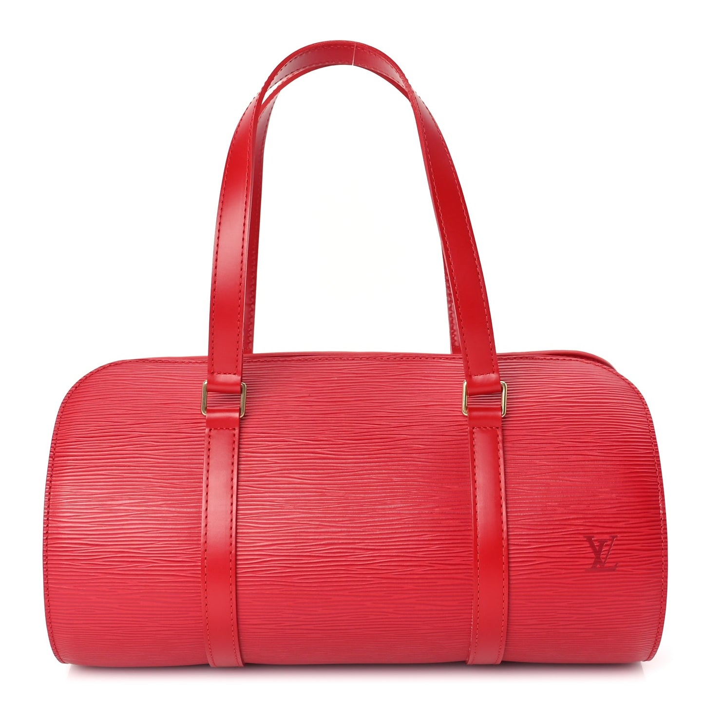 Louis Vuitton Epi Soufflot  Castillan Red