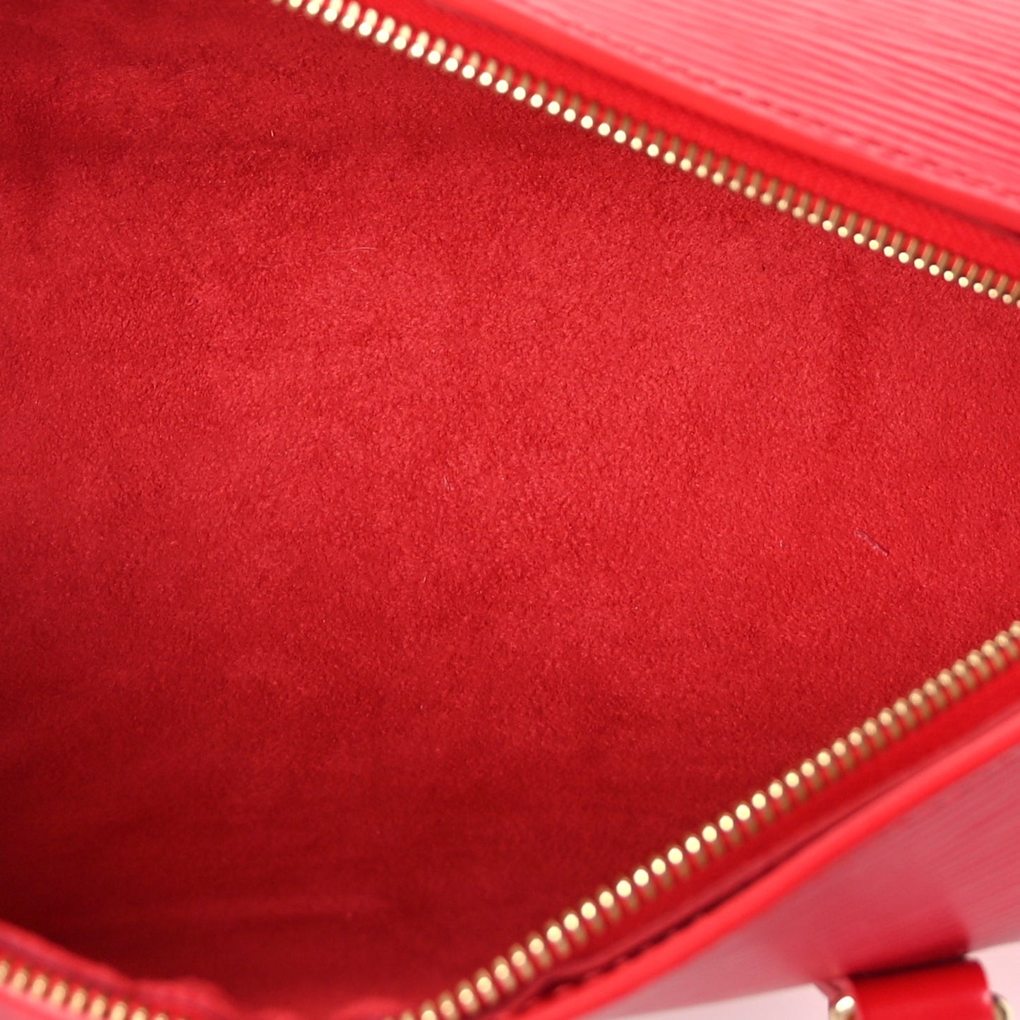 Louis Vuitton Epi Soufflot  Castillan Red