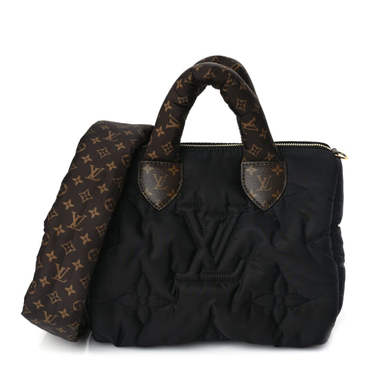 Louis Vuitton Econyl Mini Monogram Pillow Speedy Bandouliere 25 Black