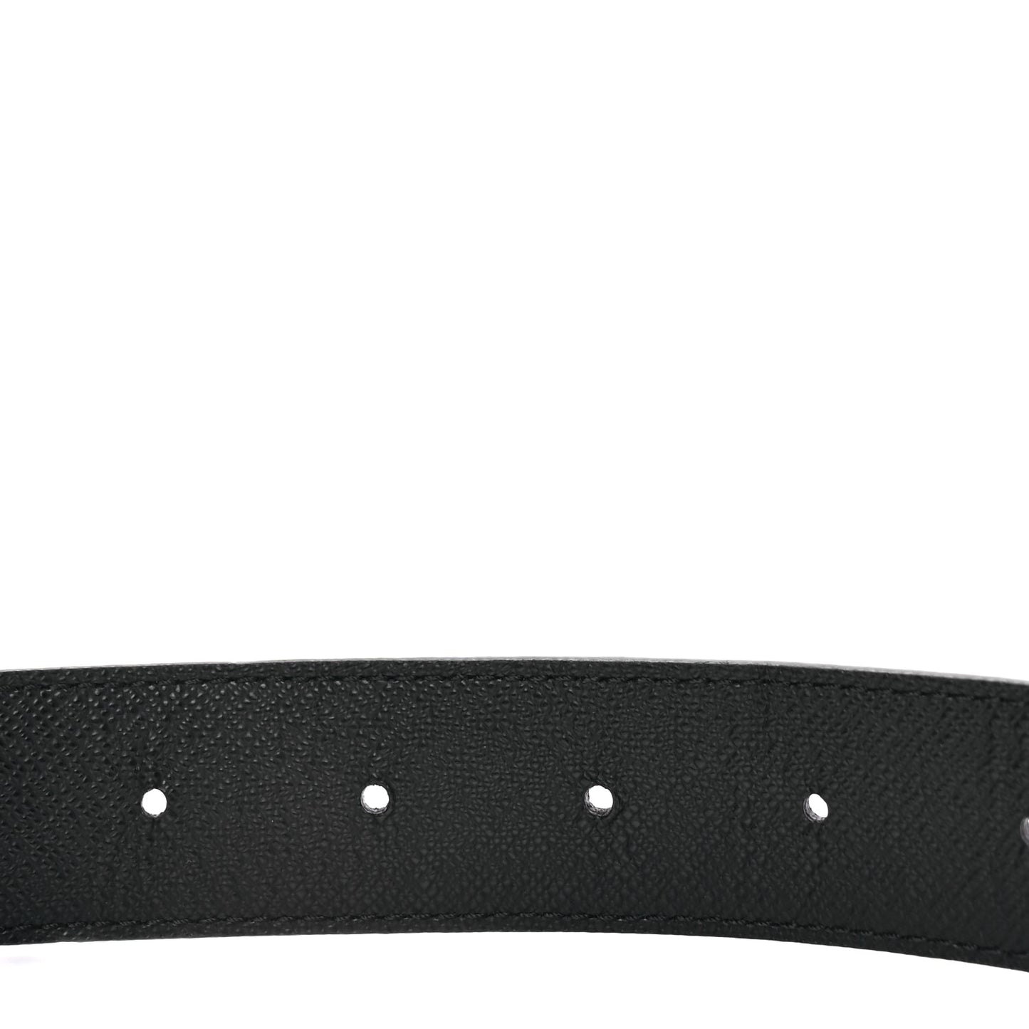 Louis Vuitton Calfskin Monogram 30mm LV Initiales Reversible Belt 90 36 Black