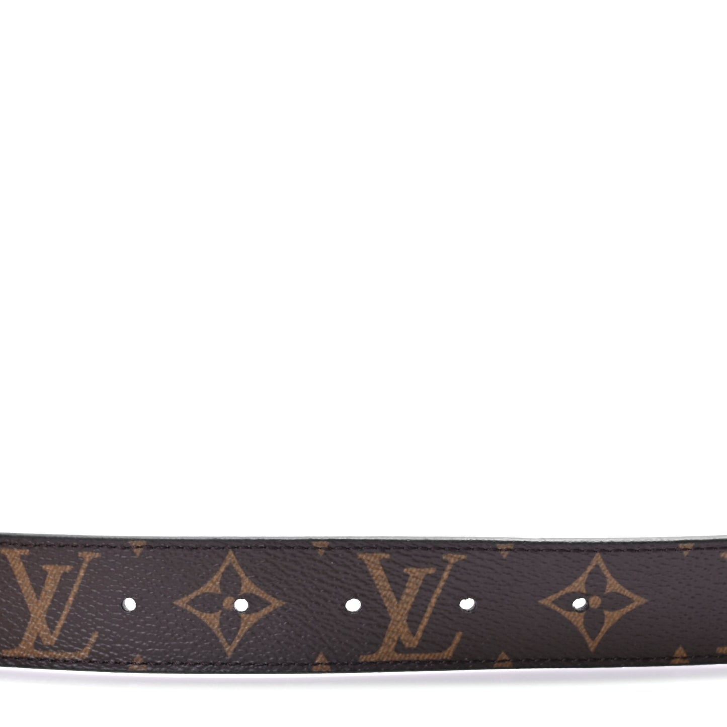 Louis Vuitton Calfskin Monogram 30mm LV Initiales Reversible Belt 90 36 Black
