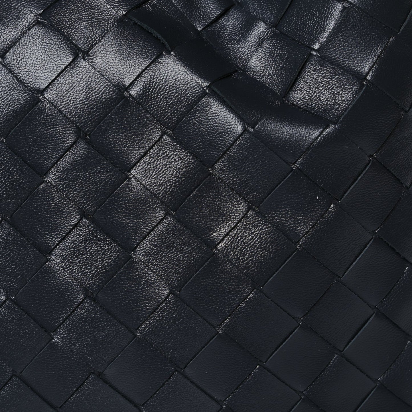 Bottega Veneta Calfskin Intrecciato Mini Hop Black