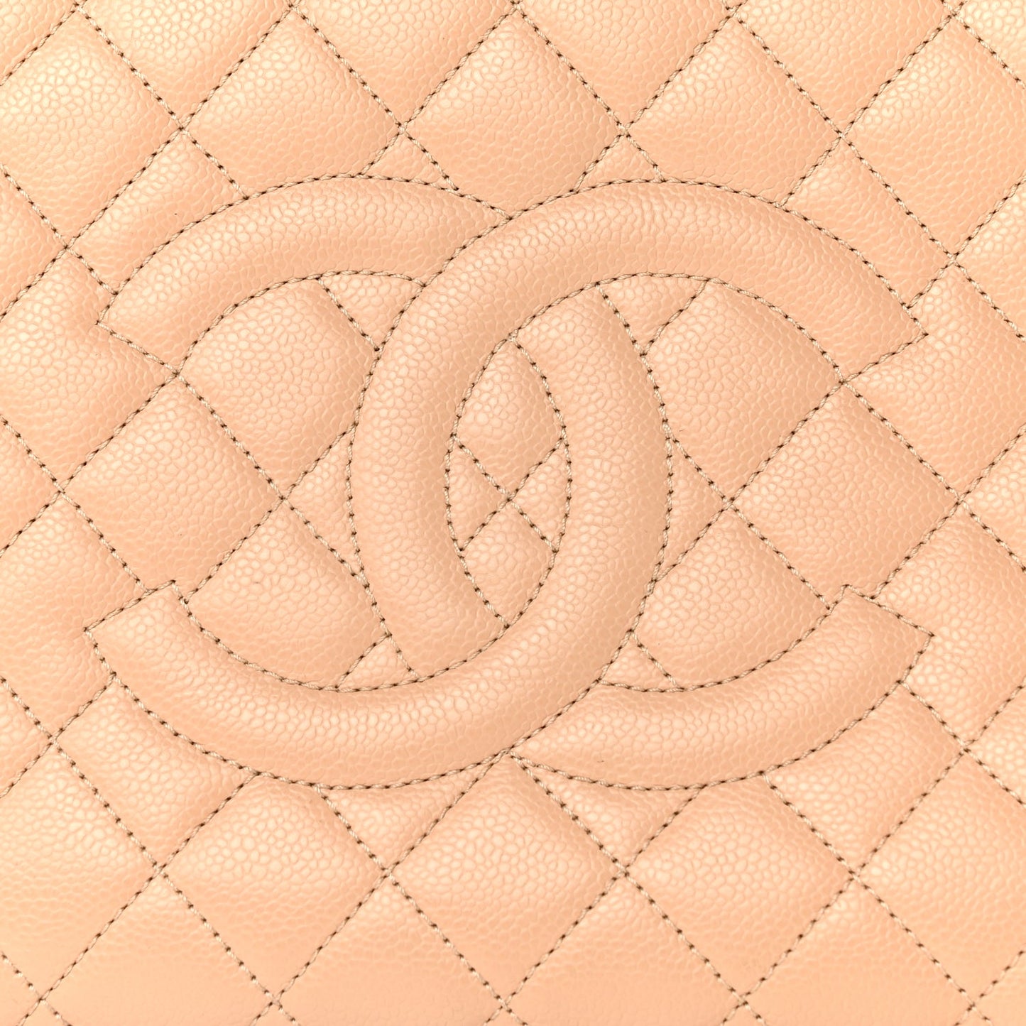 Chanel Caviar Quilted Grand Shopping Tote GST  Beige Clair