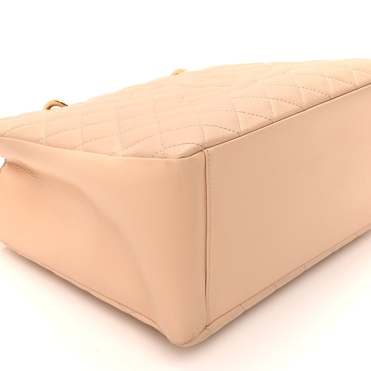 Chanel Caviar Quilted Grand Shopping Tote GST  Beige Clair