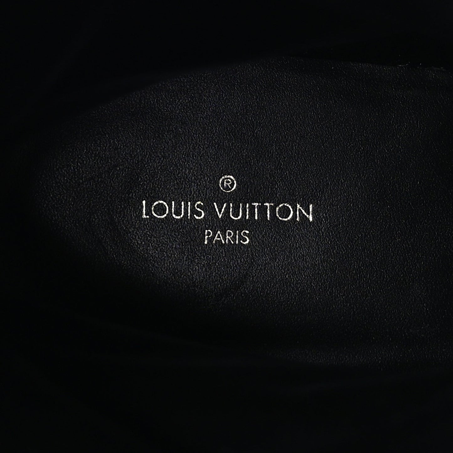 Louis Vuitton Calfskin Monogram Metropolis Flat Ranger Boots 40.5 Black