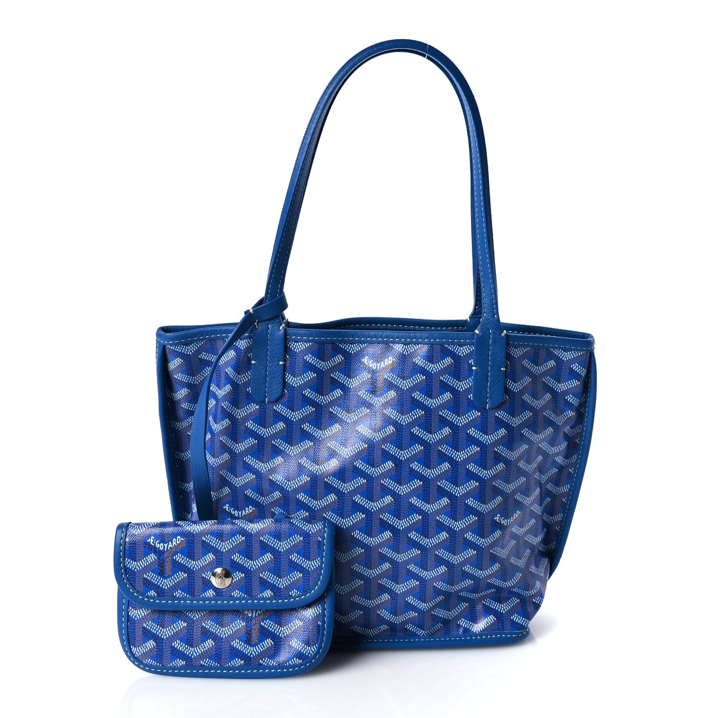 Goyard Goyardine Reversible Mini Anjou Sky Blue
