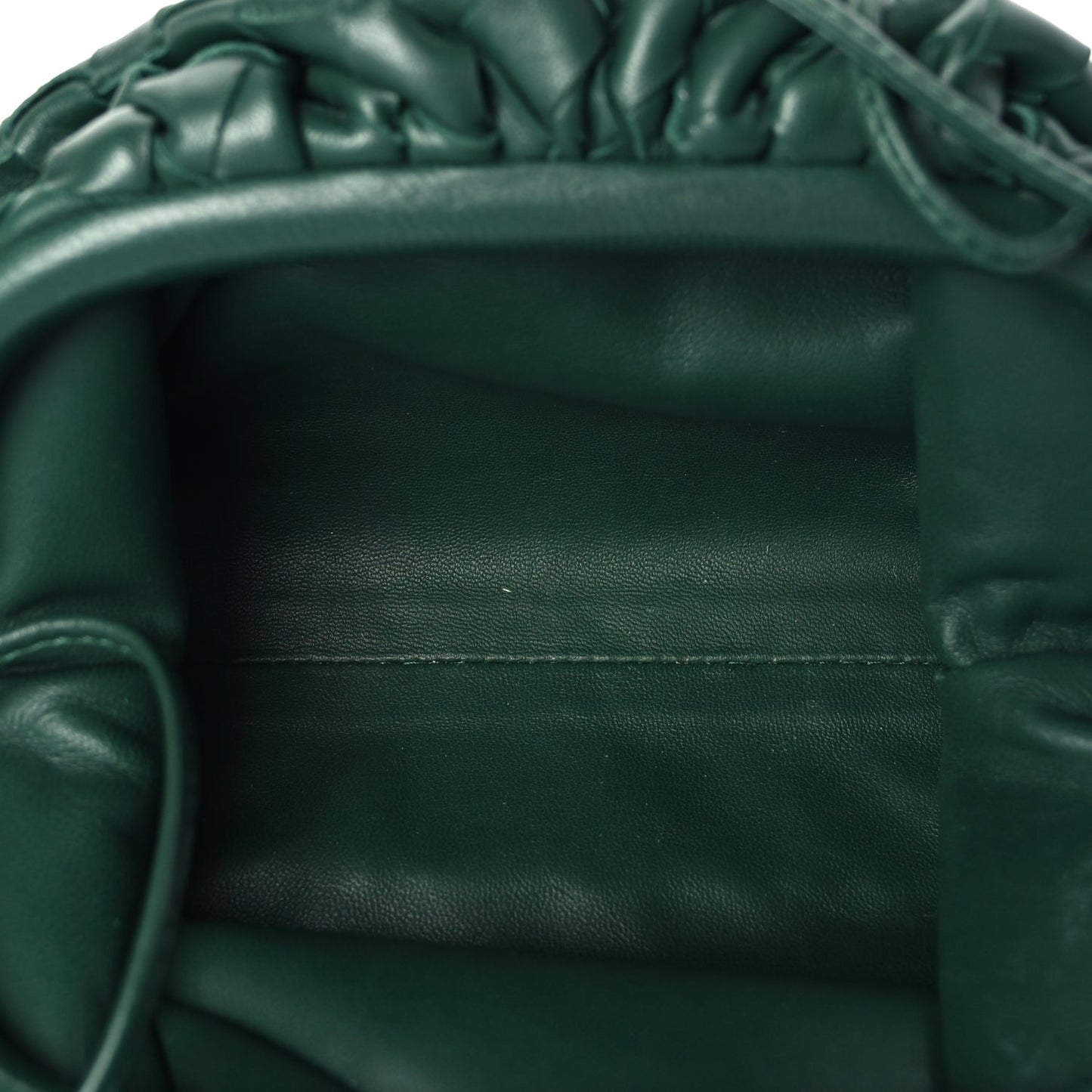 Bottega Veneta Nappa Intrecciato The Mini Pouch Raintree