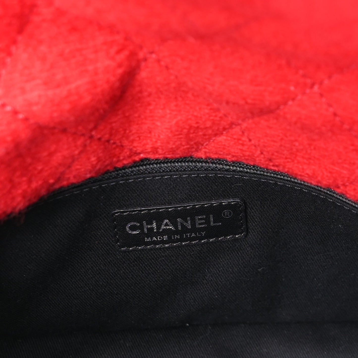 Chanel Wool Quilted Jumbo Edelweiss Single Flap Red