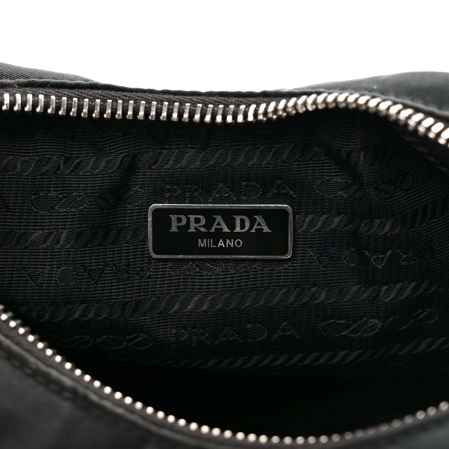 Prada Tessuto Nylon Saffiano Re-Edition 2006 Shoulder Bag Black