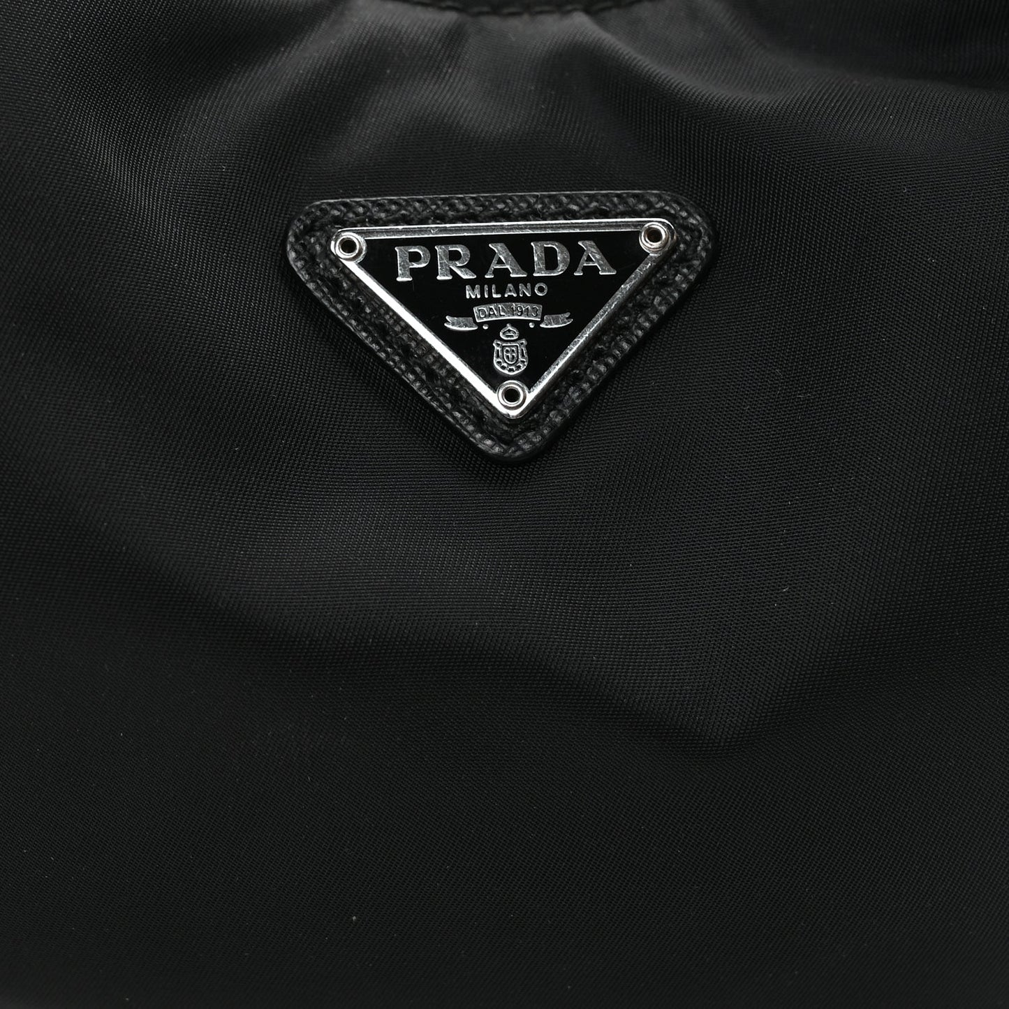 Prada Tessuto Nylon Saffiano Re-Edition 2006 Shoulder Bag Black