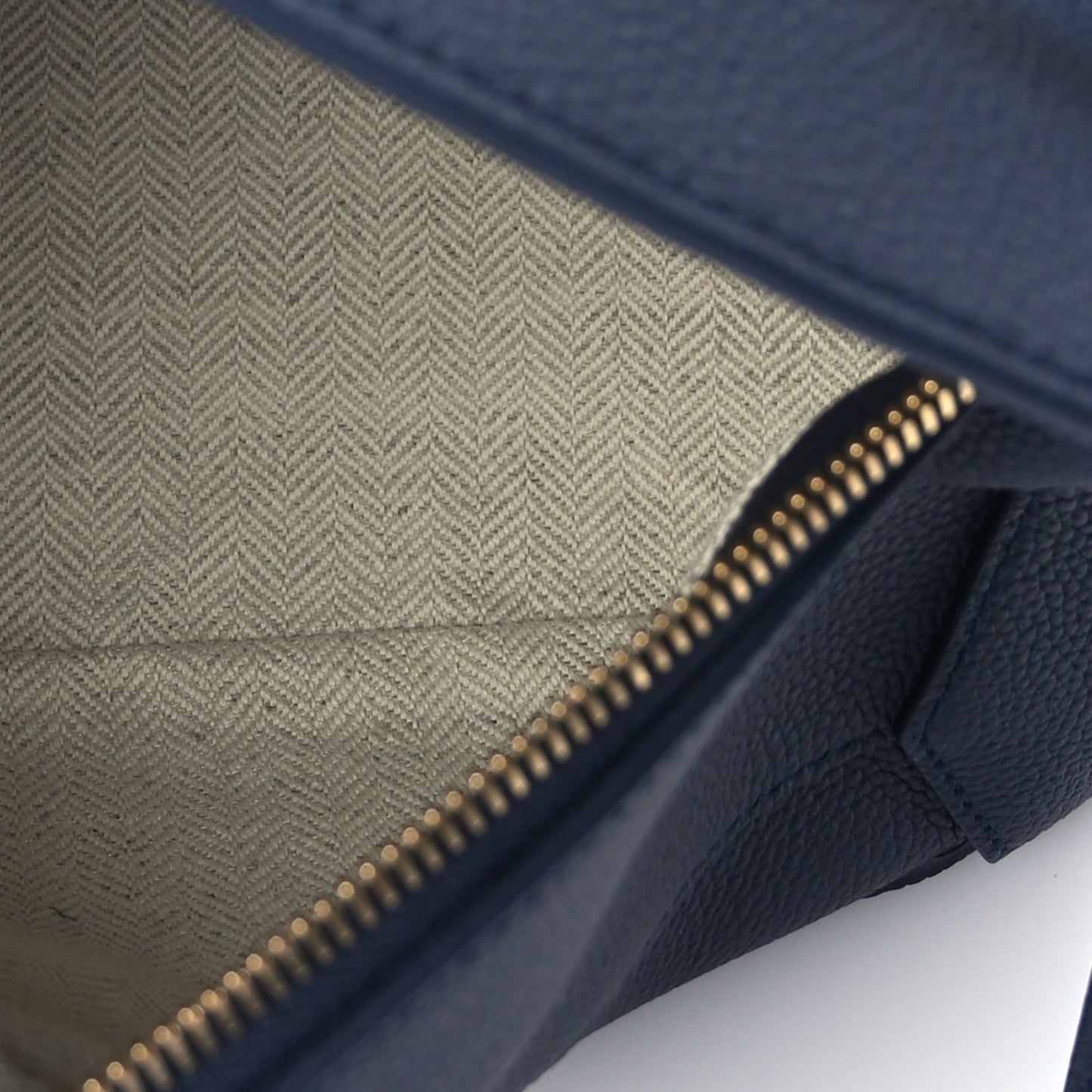 Loewe Soft Grained Calfskin Small Puzzle Edge Bag  Navy