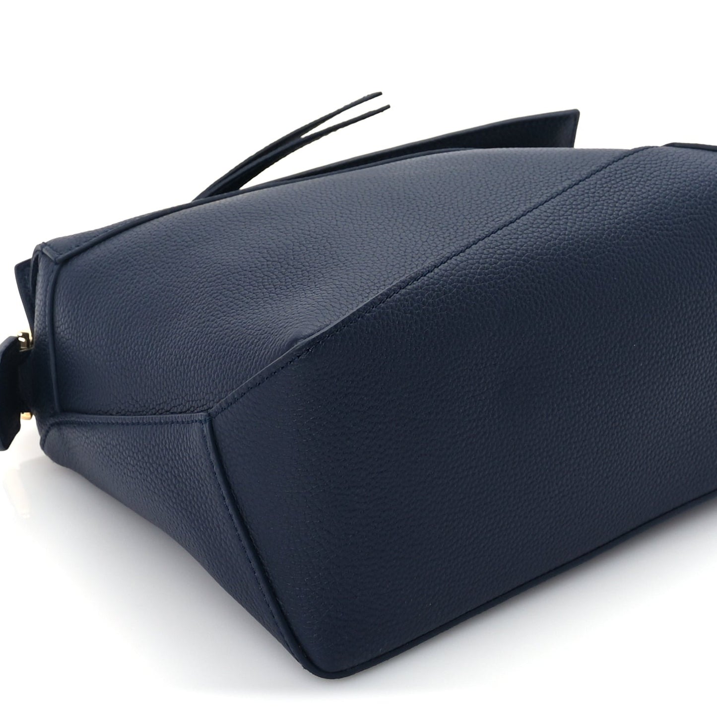 Loewe Soft Grained Calfskin Small Puzzle Edge Bag  Navy