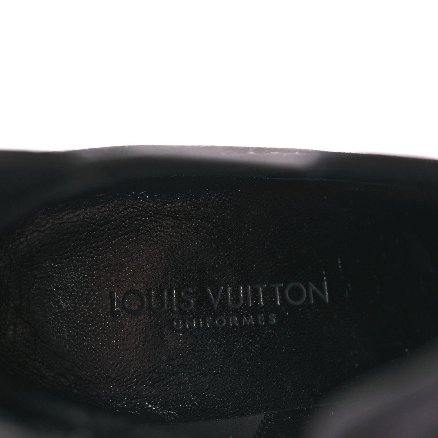 Louis Vuitton Suede Monogram Uniformes Cap Toe Chelsea 75mm Ankle Boots 38.5 Black