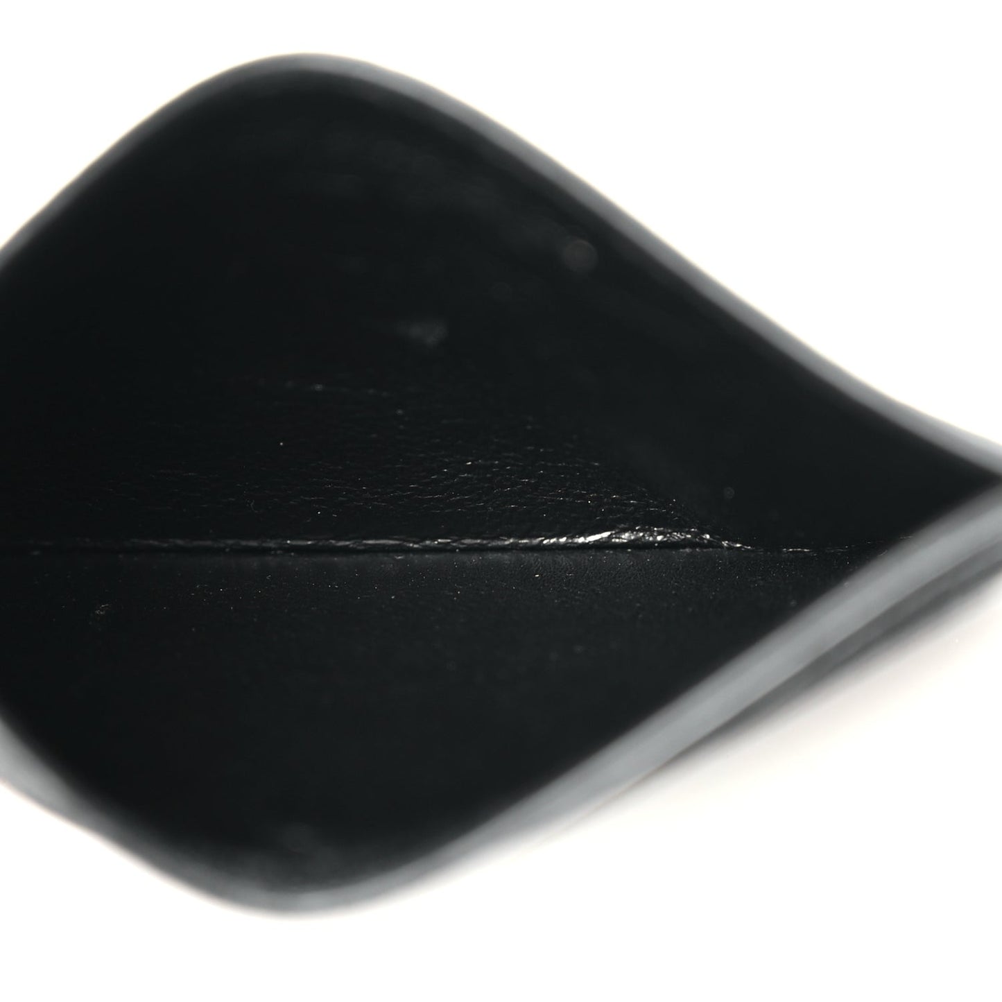 Saint Laurent Grain De Poudre Card Case Black