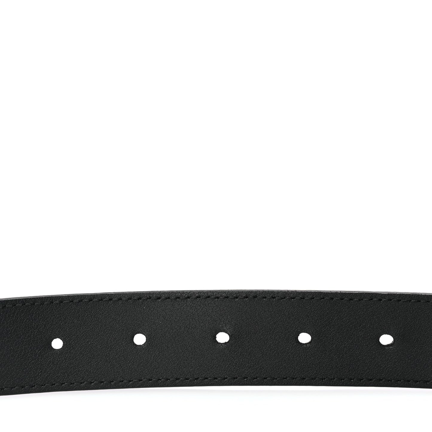 Gucci Calfskin Double G 30mm Belt 105 42 Black Black