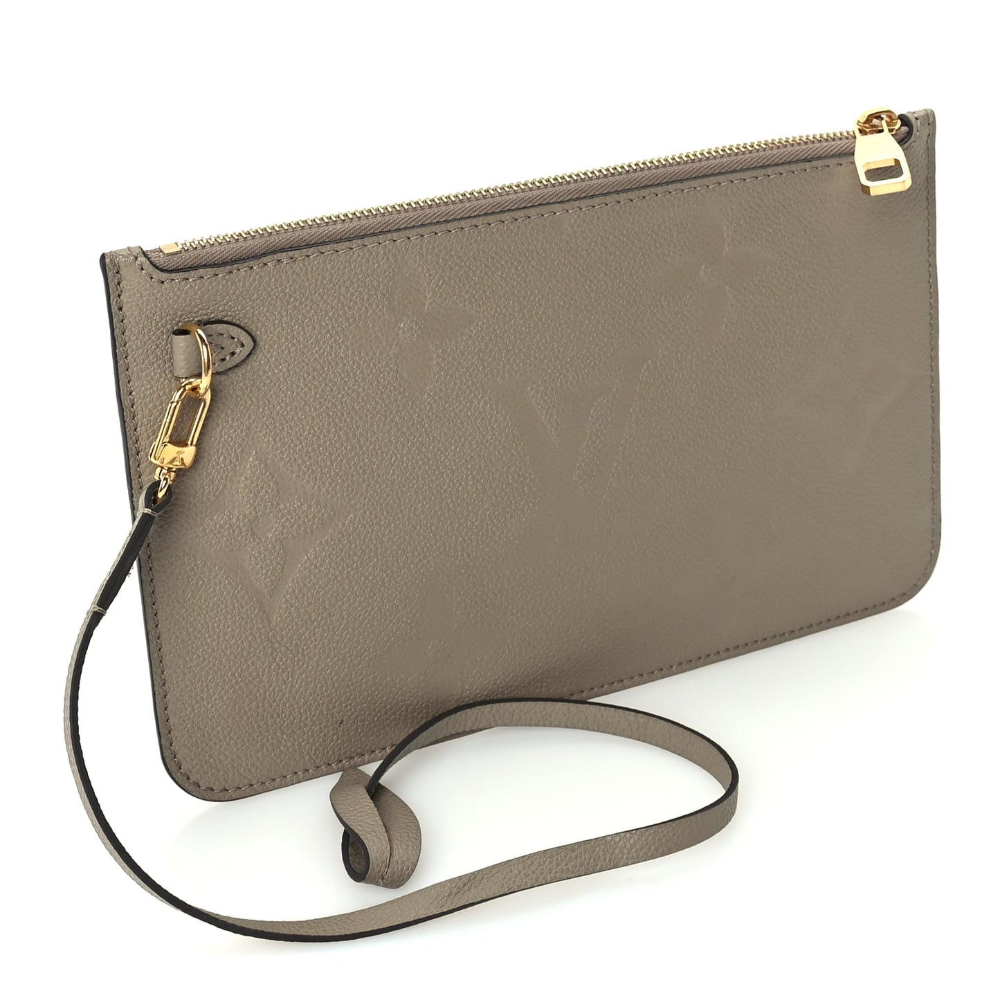 Louis Vuitton Empreinte Monogram Giant Neverfull MM Pochette  Tourterelle