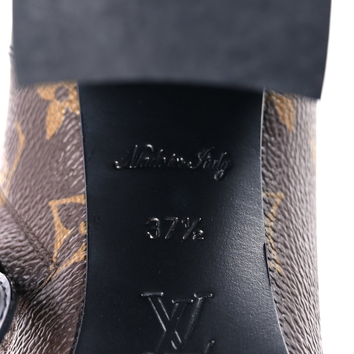 Louis Vuitton Patent Calfskin Monogram Star Trail Ankle Boots 37.5 Black