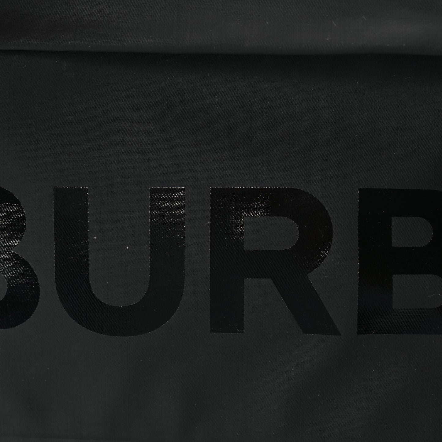 Burberry Coated Canvas Horseferry Blaze Crossbody Bag Black