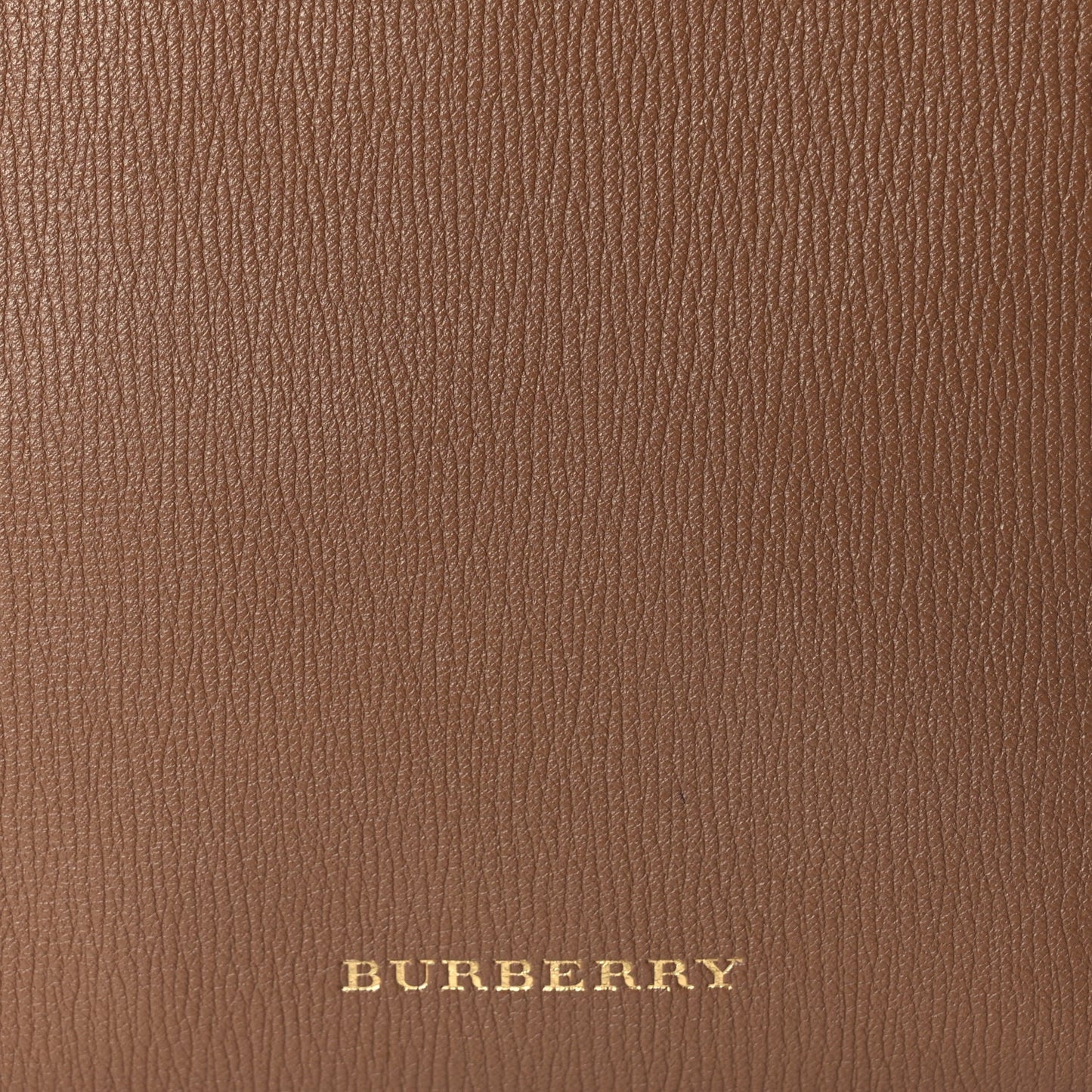 Burberry Grainy Calfskin House Check Medium Banner Tote