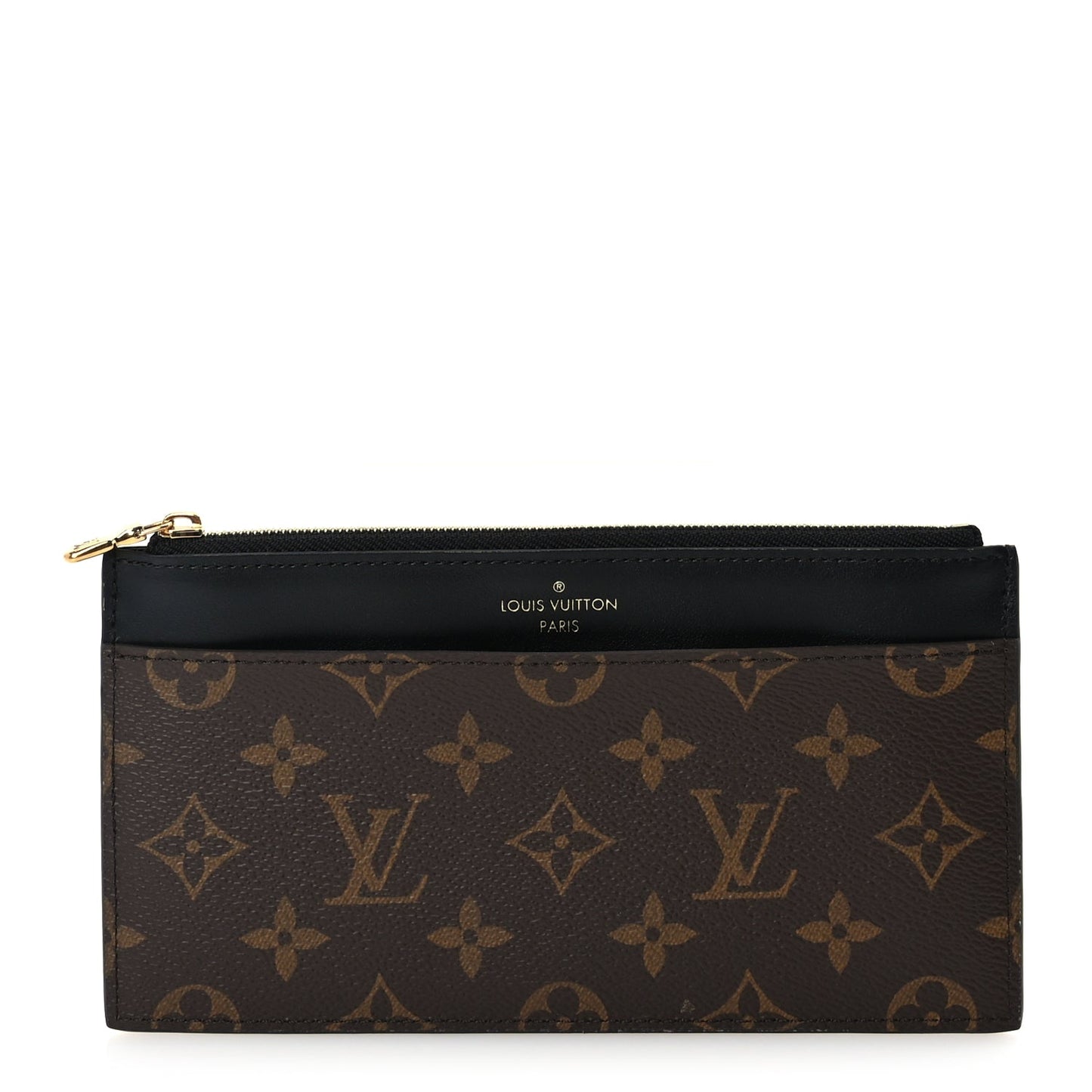 Louis Vuitton Monogram Slim Purse  Black