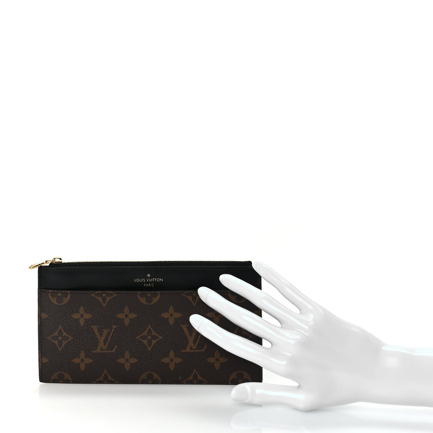 Louis Vuitton Monogram Slim Purse  Black