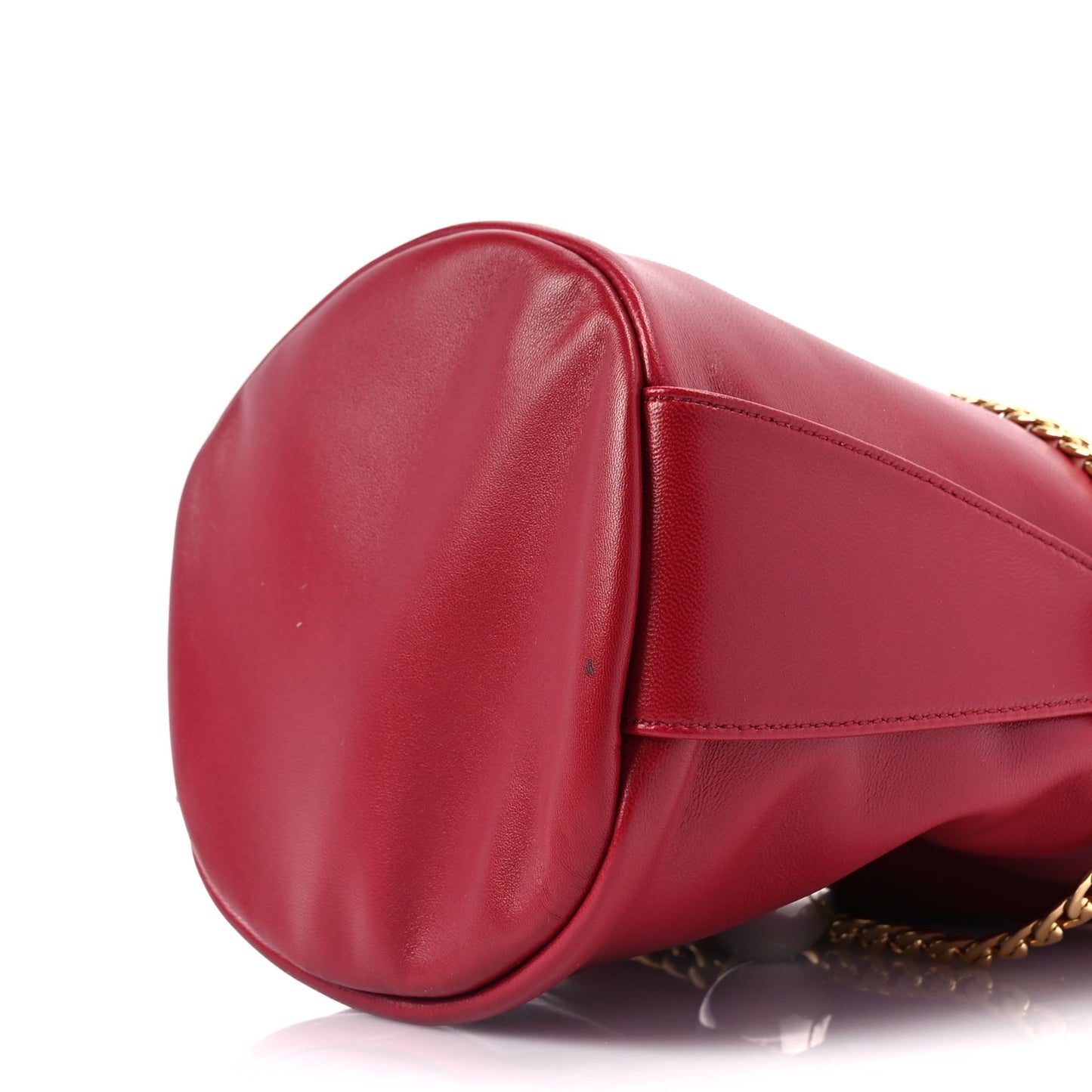 Prada Nappa Mini Petit Sac Noir Bucket Bag Ciliegia