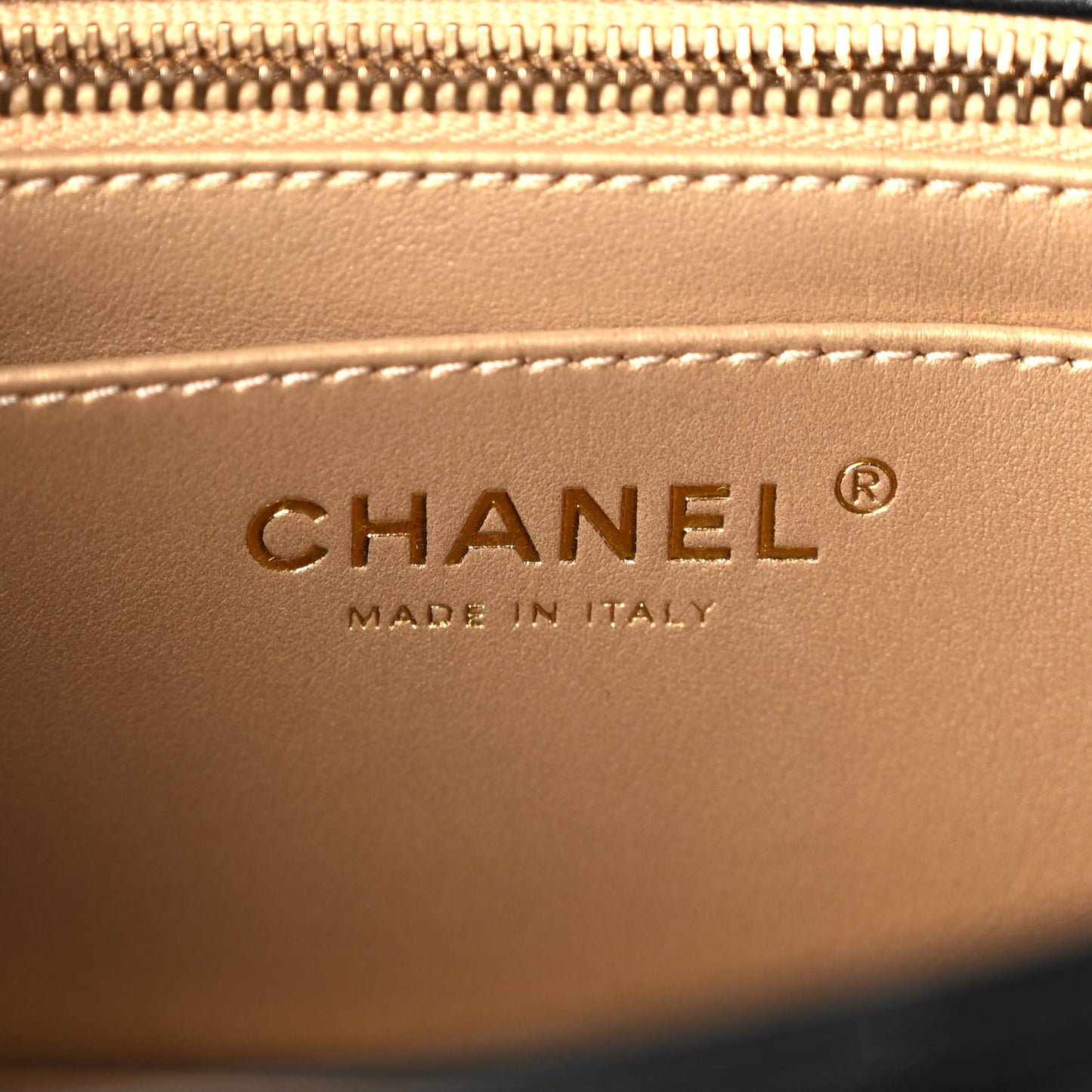 Chanel Lambskin Quilted Mini Rectangular Pearl Crush Flap Black