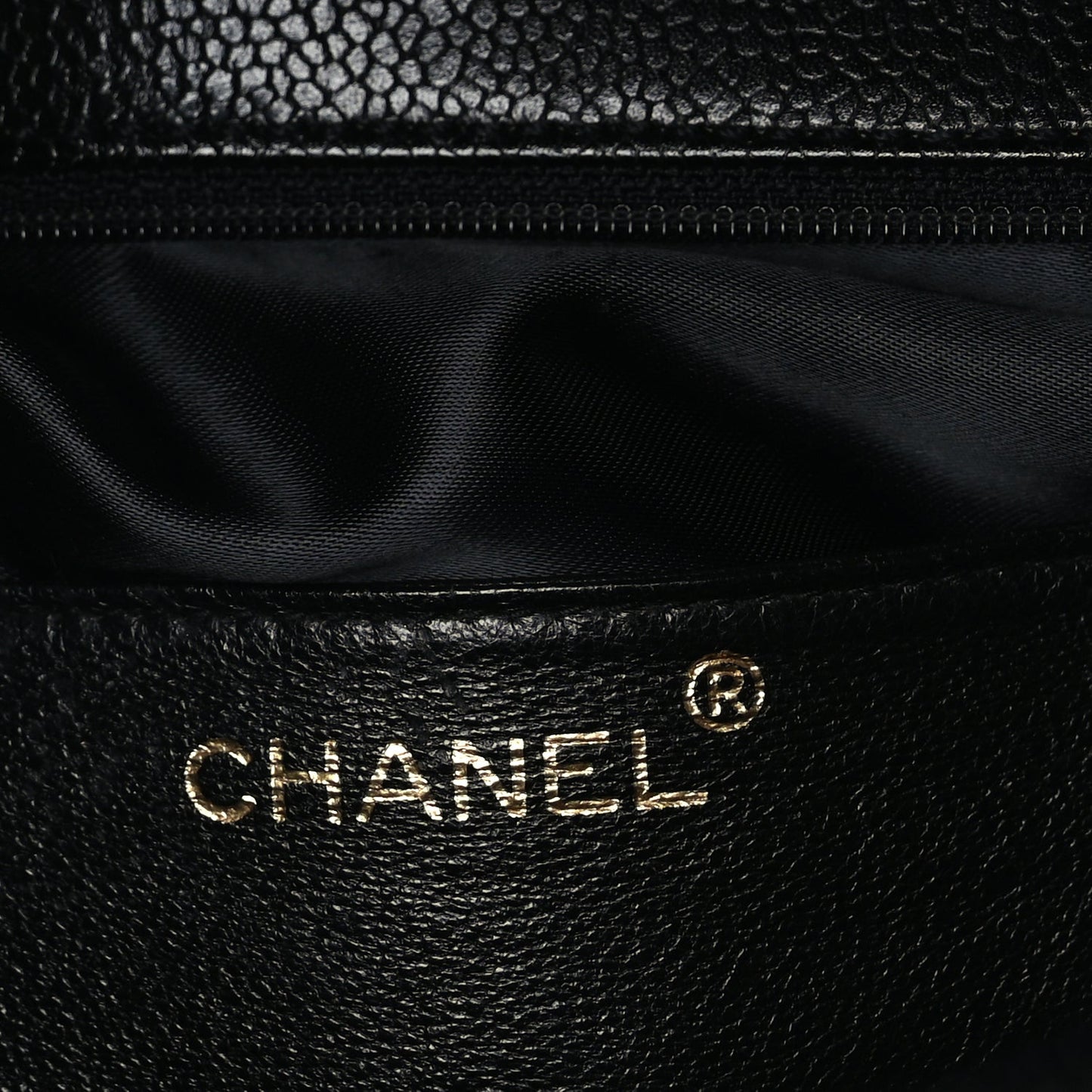 Chanel Caviar Quilted Jumbo Kelly Flap Black
