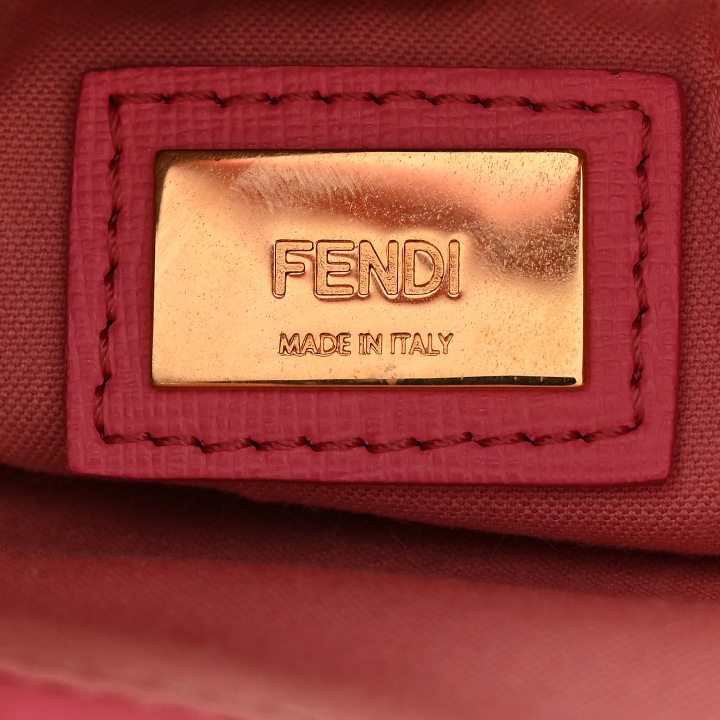 Fendi Vitello Elite Monster Petite 2Jours Tote Cuoio Lollypop Multicolour