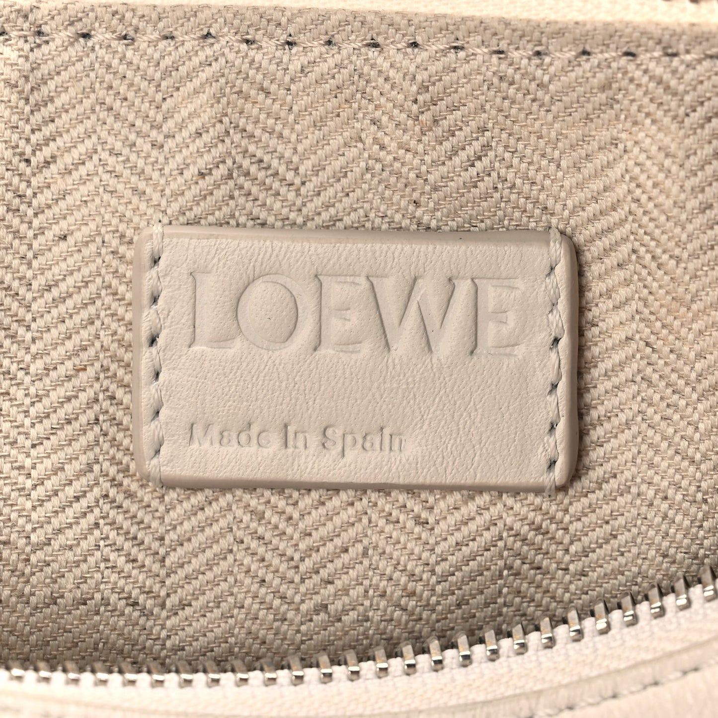 Loewe Calfskin Mini Hammock Hobo Soft White